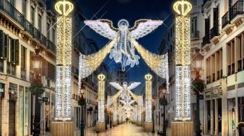 Christmas lights in Malaga